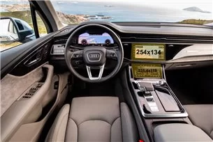 Audi Q7 II (4M) Facelift 2019- Aktuell Multimedia + Klimaautomatik 10,1-8,6 ExtraShield Screeen Protector-AUDI Q7