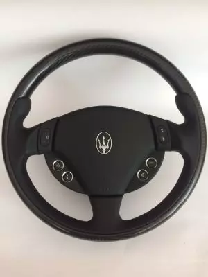 Maserati Ghibli Levante Quattroporte OEM Steering Wheel Carbon Leather