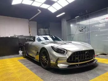 Fiberglass + carbon fiber GTR body kit for Mercedes GT