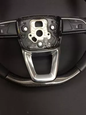 Audi Q7 Steering Wheel Carbon Leather