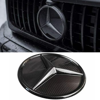 Mercedes-Benz W463 G-Klasse G-Wagen Kohlefaser Kühlergrill Stern Logo Emblem