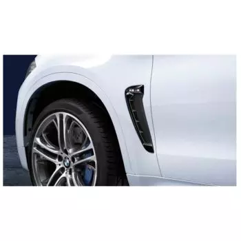 NAKŁADKI W BŁOTNIKI  BMW X6 F16 2014-2018 CHROME 