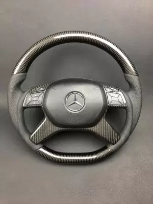  Mercedes-Benz G-Klasse E-Klasse GL ML W463 W166 W212 OEM Lenkrad Carbon Leder