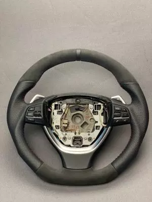  OEM BMW F10 F01 Steering Wheel Alcantara Carbon