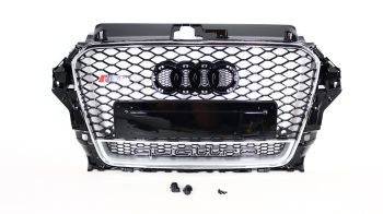 Audi A3 8V 2012-2015 Kühlergrill Grill in RS3 Chrome Quattro Style 