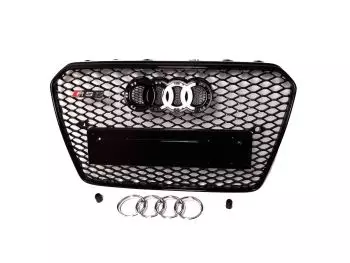 Audi A5 8T 2012-2015 Grill Wabengrill Frontgrill in RS5 Black Optik