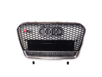 Audi A5 8T 2012-2015 Grill Wabengrill Frontgrill in RS5 Chrome Quattro Optik