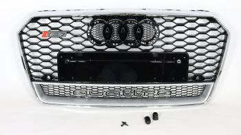 Audi A7 4G 2014-2017 Grill Kühlergrill Frontgrill in RS7 Qauttro Style chrome