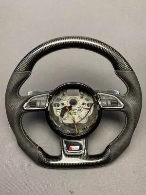 Audi S8 Steering Wheel Carbon Leather