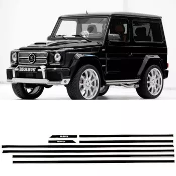 Brabus BLACK mouldings insertions black gloss for 3-door SWB Mercedes-Benz W463 G-Class