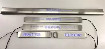BRABUS CHROME LED Illuminated Door Sill for Mercedes-Benz W463A W464 G-class 5 SET 