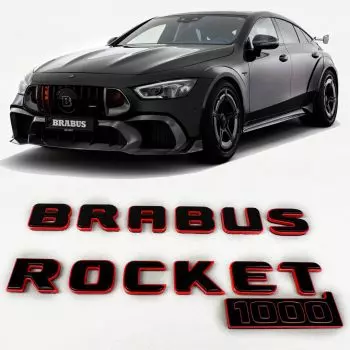 Brabus rocket 1000 badge emblem set 1 of 25 for Mercedes-Benz cars GT 2024