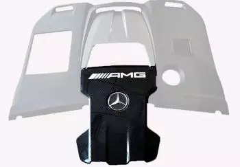 Carbon AMG Motorabdeckung Mittelteil für AMG Mercedes-Benz W463A W464 G-Wagen G-Klasse G63