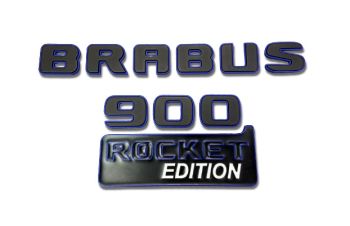  Mercedes S E C G GT Brabus 900 ROCKET Edition Metallische Embleme Abzeichen Set