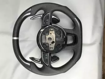 Audi Q5 SQ5 Q7 A1 A3 SQ7 Steering Wheel Carbon Leather