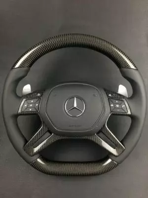 Mercedes-Benz G-Class E-Class GL ML W463 W166 W212 OEM Lenkrad Carbon Leder