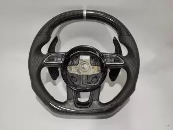 Audi A4 A3 A5 Q3 Q5 Steering Wheel Carbon Leather
