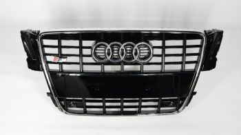 Für Audi A5 8T 2007-2012 Grill Wabengrill Frontgrill in S5 Optik schwarz chrome