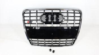 Audi A6 C6 2004-2012 Kühlergrill Grill in S6 Black Style 