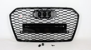 Audi A6 C7 2014-2018 Kühlergrill Grill in RS6 Black Style 
