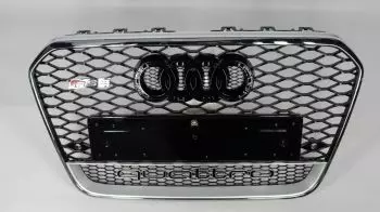 Audi A6 C7 2012-2015 Kühlergrill Grill in RS6 Chrome Quattro Style 