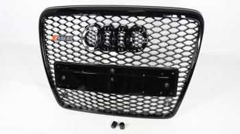 Audi A6 C6 2004-2012 Kühlergrill Grill in RS6 Black Style 