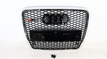 Audi A6 C6 2004-2012 Kühlergrill Grill in RS6 Chrome Style 