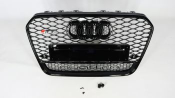 Audi A6 C7 2012-2015 Kühlergrill Grill in RS6 Black  Quattro Style 