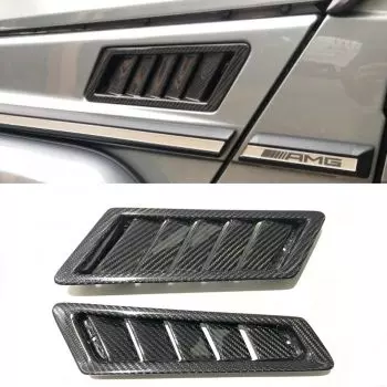  Front Fender Carbon Air-Intake Vents Covers Mercedes-Benz G-Wagon W463