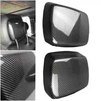 Mercedes-Benz W463 2013-2018 G-Wagon G-Klasse Carbon Fiber Innensitze Kopfstützenbezüge Interior Seats Headrest Covers Set
