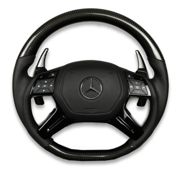 Mercedes-Benz W463 X166 W166 W212 Lenkrad Carbon Leder