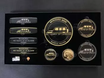 Mercedes-Benz G-Klasse 40 Years of Legend badges collection set
